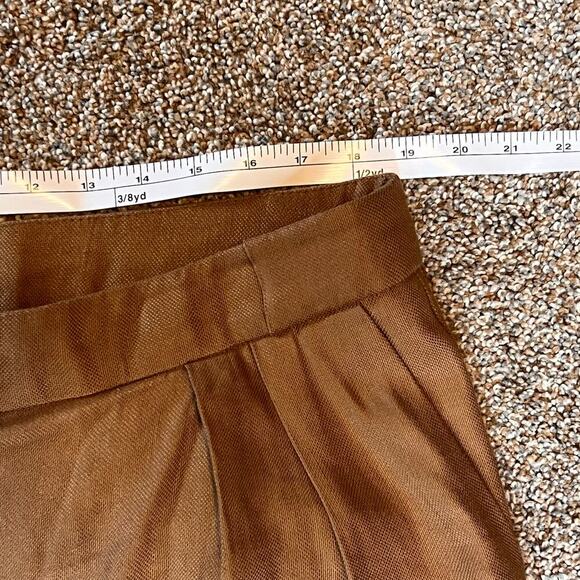MNG Mango Women's Linen/Viscose Shorts.  Copper.  Size XXL - Picture 6 of 7